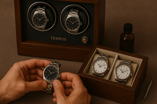 Mastering Timeless Elegance with Tempus Watch Winder and Box