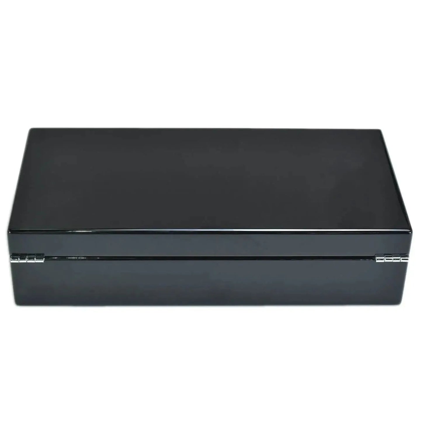 Tempus 10 Watch Box in Black Piano Finish with Bio Metric Lock