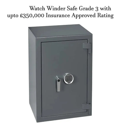 12 Watch Winder Safe Grade 3 with £350,000 Insurance Rating by Tempus