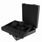 18 Watch Briefcase in Black with Lift Out Tray