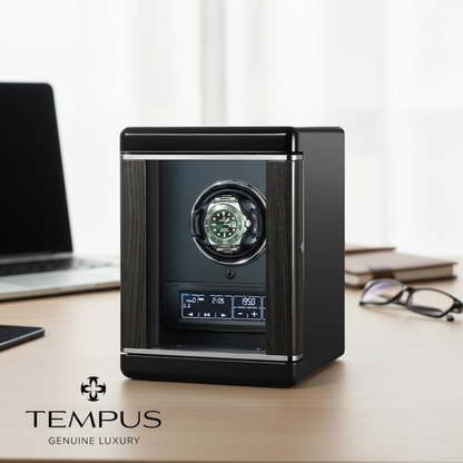 Watch Winder for 1 Automatic Watch with Remote Control by Tempus