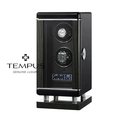 2 Watch Winder for Automatic Watches For Men BioMetric Access Technology by Tempus