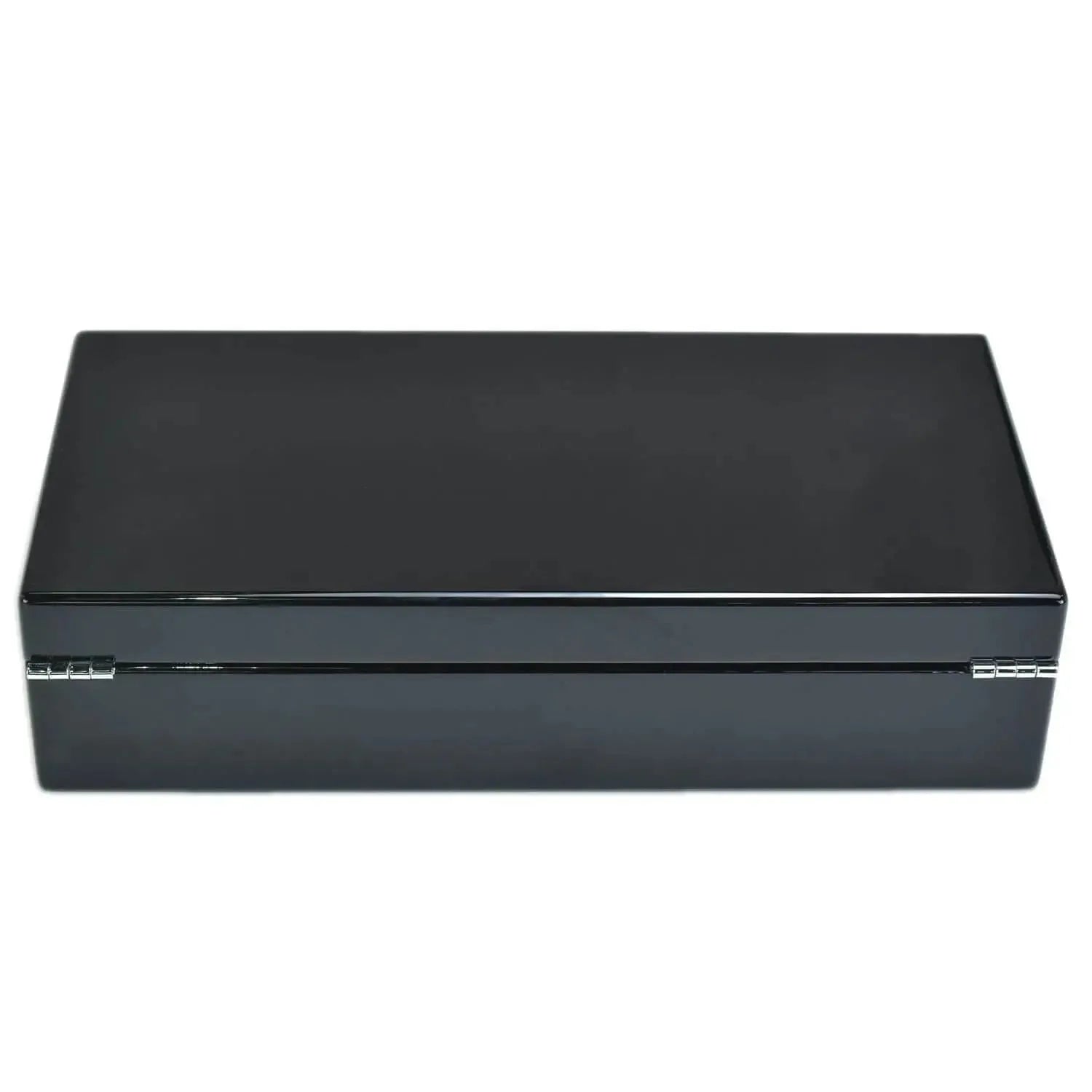 Tempus 10 Watch Box in Black Piano Finish with Bio Metric Lock