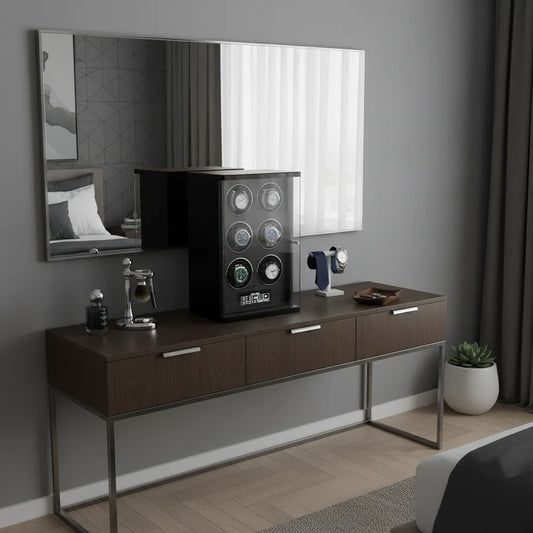 Tempus 6 Watch Winder for Automatic Watches with Touch Screen Technology