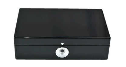 Tempus 8 Watch Box in Black Piano Finish with Bio Metric Lock