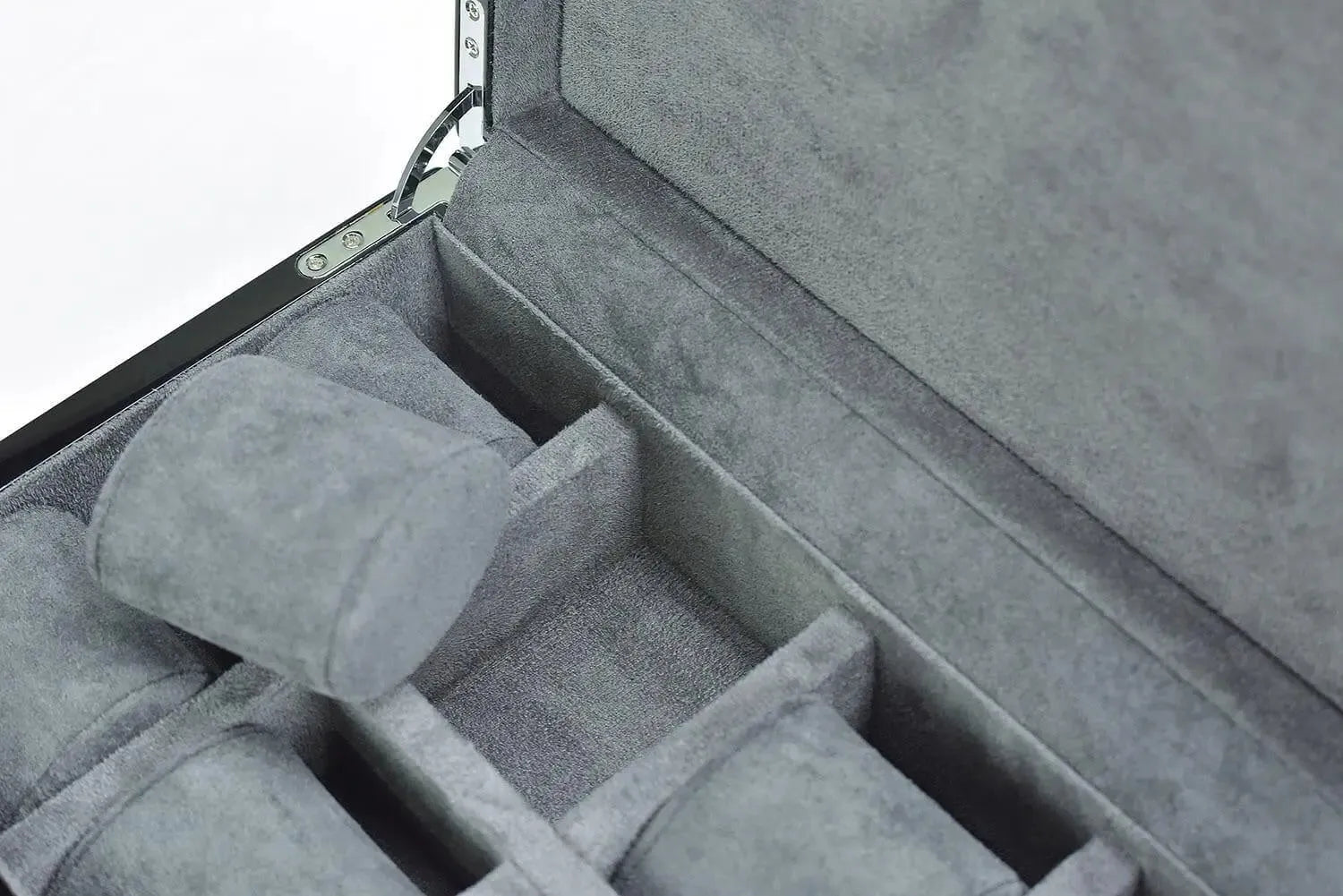 Tempus 8 Watch Box in Black Piano Finish with Bio Metric Lock