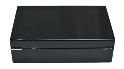 Tempus 8 Watch Box in Black Piano Finish with Bio Metric Lock
