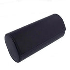 Triple Watch Roll in Navy Blue Saffiano Real Leather with Super Soft Lining