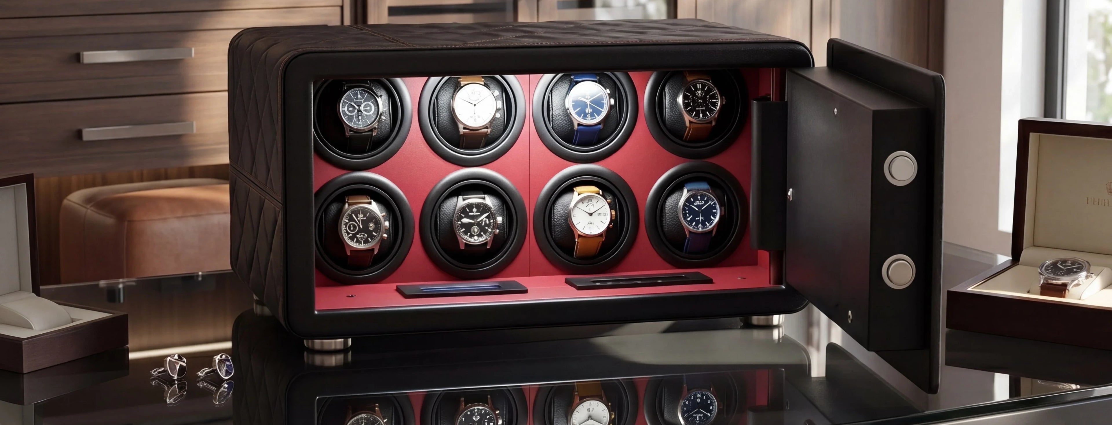 tempus-8-watch-winder-safe-black-red-leather-1